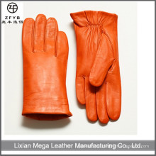 Mode Kleid orange Leder Handschuhe Hersteller in Alibaba China